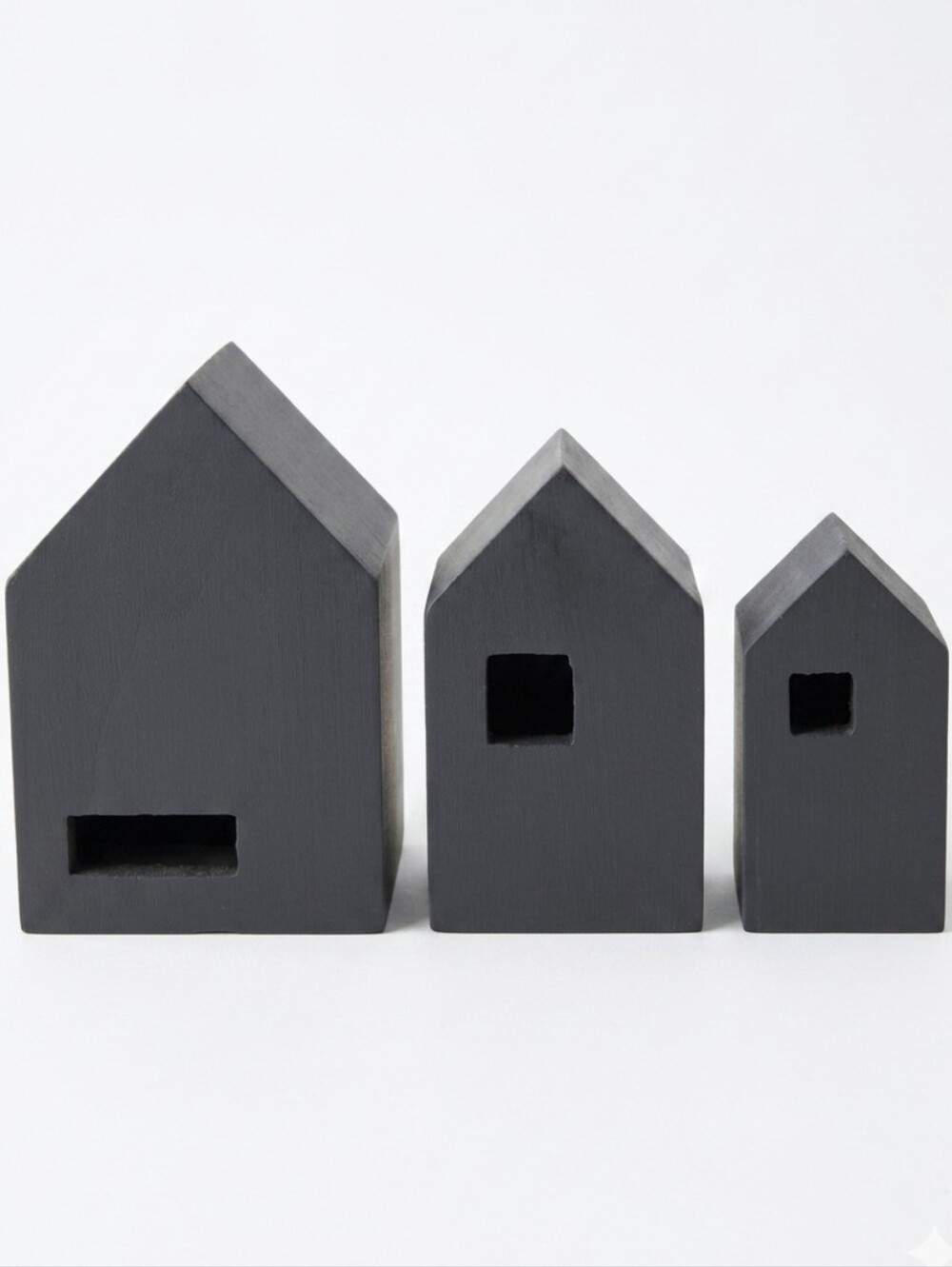 Hearth & Hand Magnolia Black Wooden Nesting Houses Home Decor